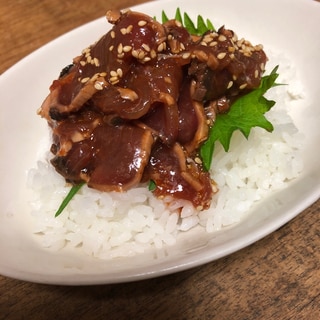 カツオの中華和え丼